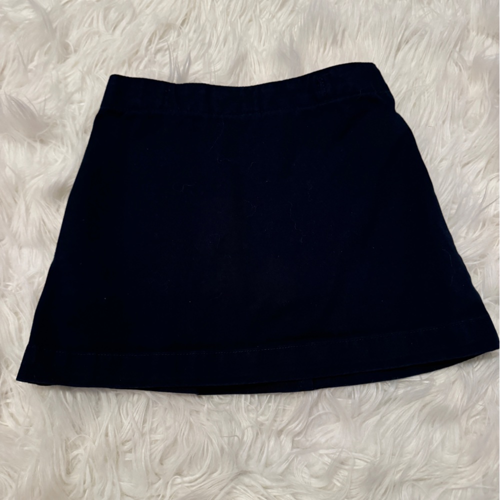 Lands’ End navy uniform skirt